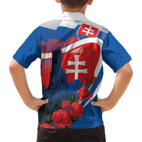 Slovakia Independence Day Hawaiian Shirt Devín Castle Nad Tatrou sa blyska