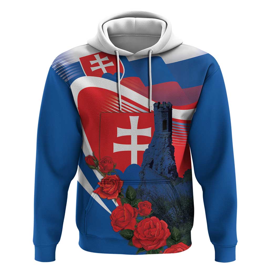 Slovakia Independence Day Hoodie Devín Castle Nad Tatrou sa blyska