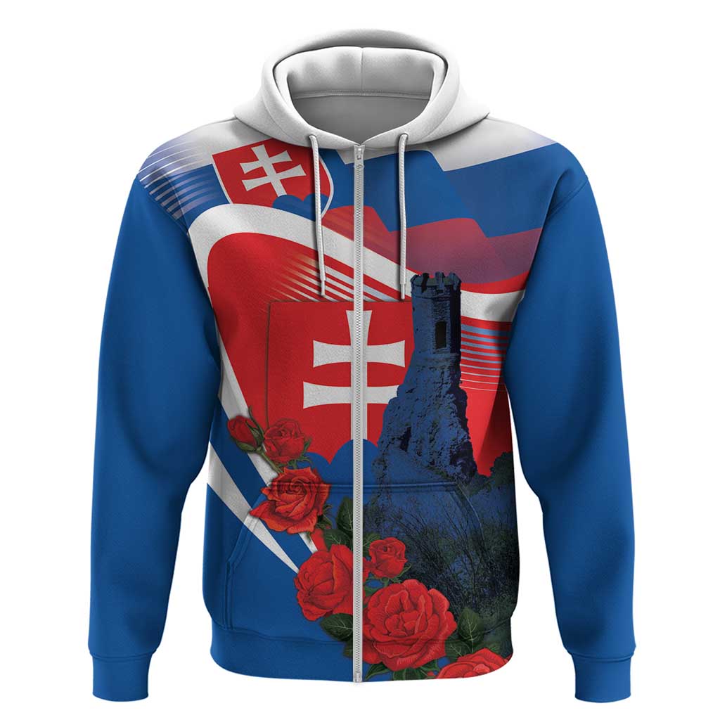 Slovakia Independence Day Hoodie Devín Castle Nad Tatrou sa blyska