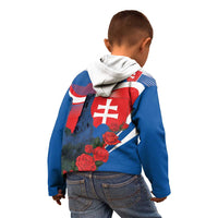 Slovakia Independence Day Kid Hoodie Devín Castle Nad Tatrou sa blyska