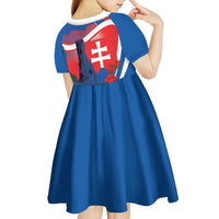 Slovakia Independence Day Kid Short Sleeve Dress Devín Castle Nad Tatrou sa blyska