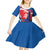 Slovakia Independence Day Kid Short Sleeve Dress Devín Castle Nad Tatrou sa blyska