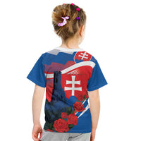 Slovakia Independence Day Kid T Shirt Devín Castle Nad Tatrou sa blyska