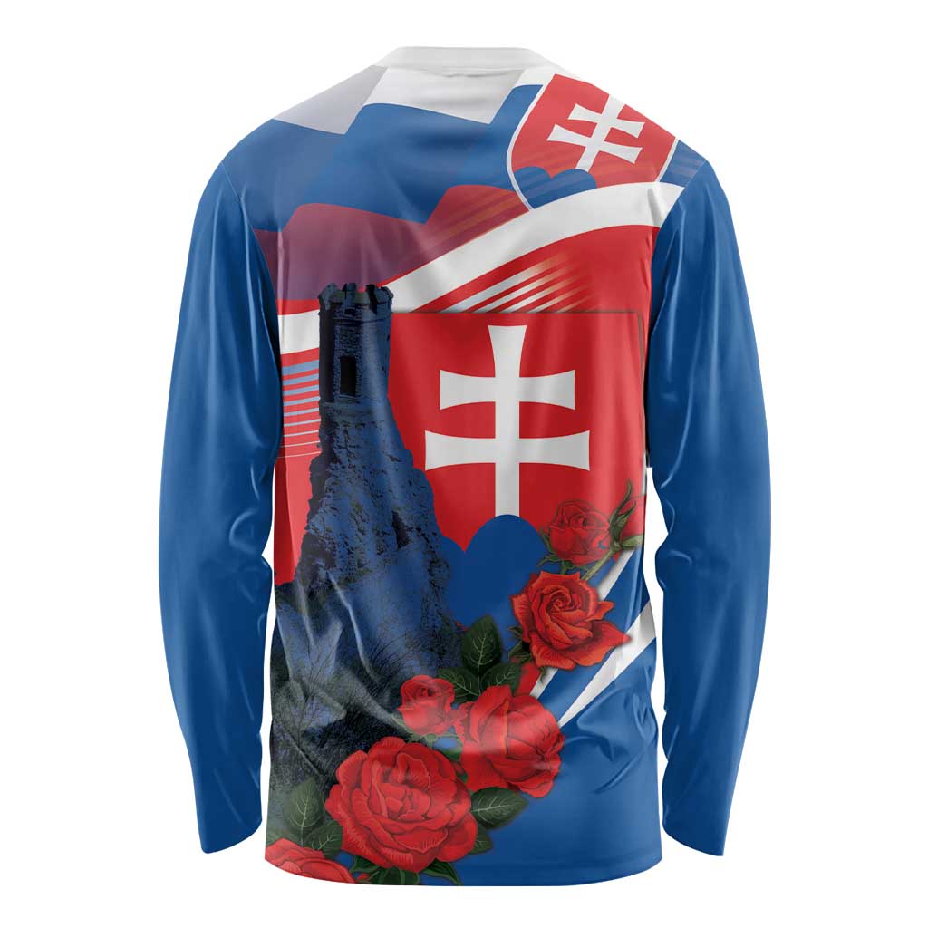 Slovakia Independence Day Long Sleeve Shirt Devín Castle Nad Tatrou sa blyska