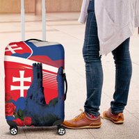 Slovakia Independence Day Luggage Cover Devín Castle Nad Tatrou sa blyska