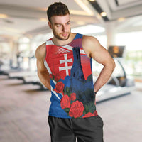 Slovakia Independence Day Men Tank Top Devín Castle Nad Tatrou sa blyska