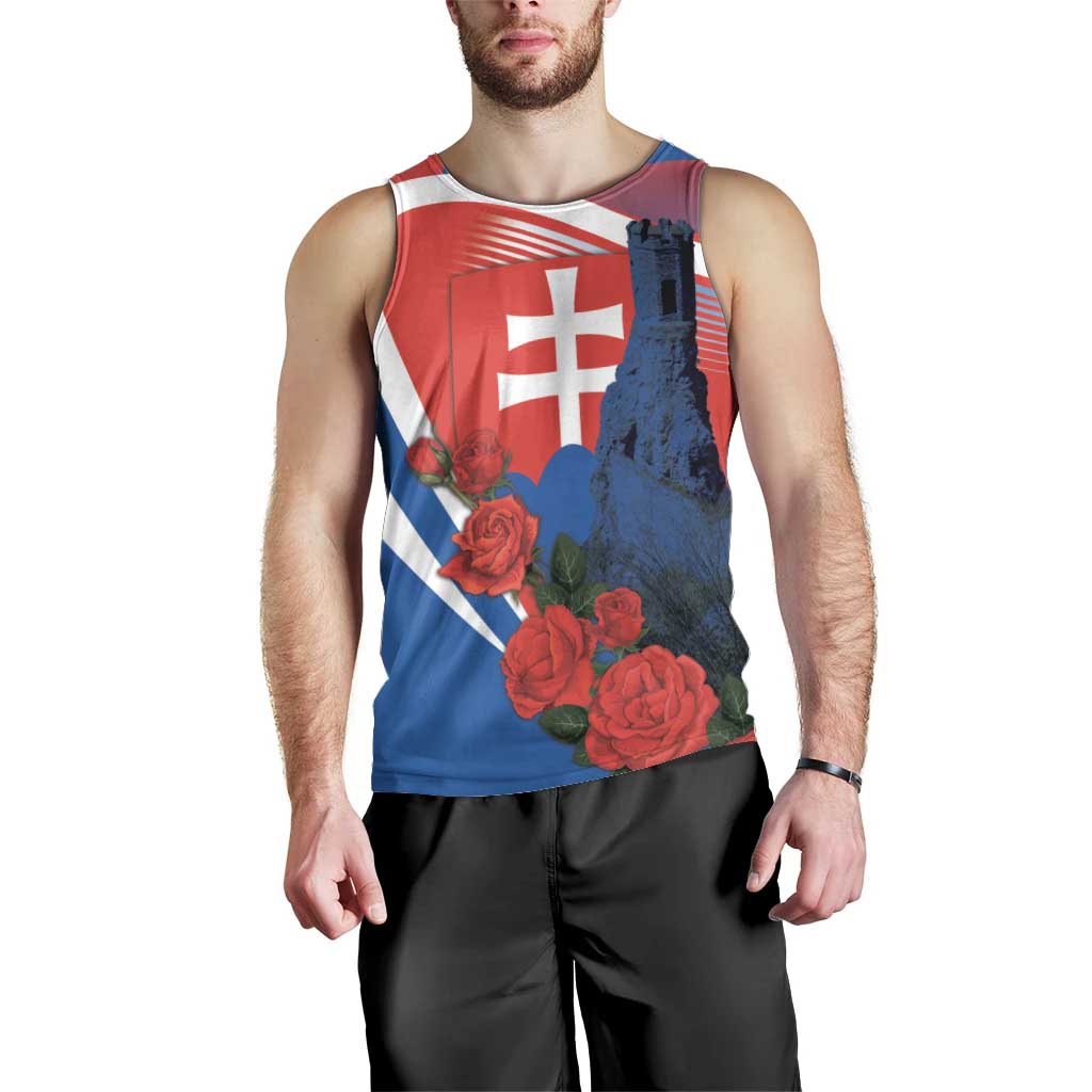 Slovakia Independence Day Men Tank Top Devín Castle Nad Tatrou sa blyska