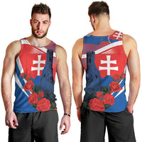 Slovakia Independence Day Men Tank Top Devín Castle Nad Tatrou sa blyska