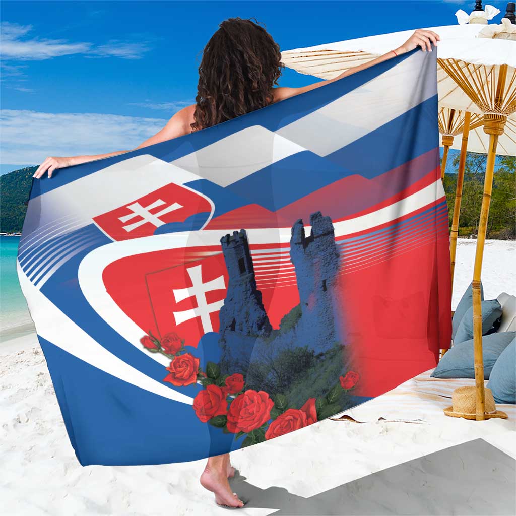Slovakia Independence Day Sarong Devín Castle Nad Tatrou sa blyska