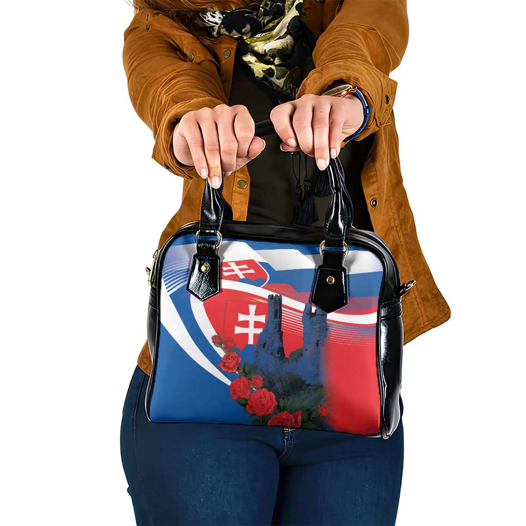 Slovakia Independence Day Shoulder Handbag Devín Castle Nad Tatrou sa blyska
