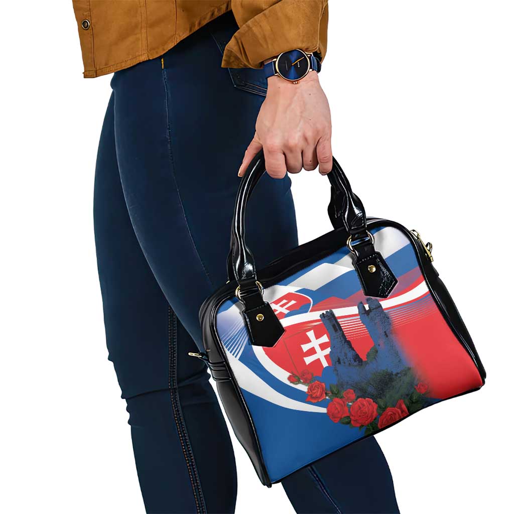 Slovakia Independence Day Shoulder Handbag Devín Castle Nad Tatrou sa blyska
