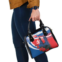 Slovakia Independence Day Shoulder Handbag Devín Castle Nad Tatrou sa blyska