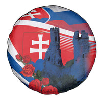 Slovakia Independence Day Spare Tire Cover Devín Castle Nad Tatrou sa blyska