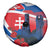 Slovakia Independence Day Spare Tire Cover Devín Castle Nad Tatrou sa blyska