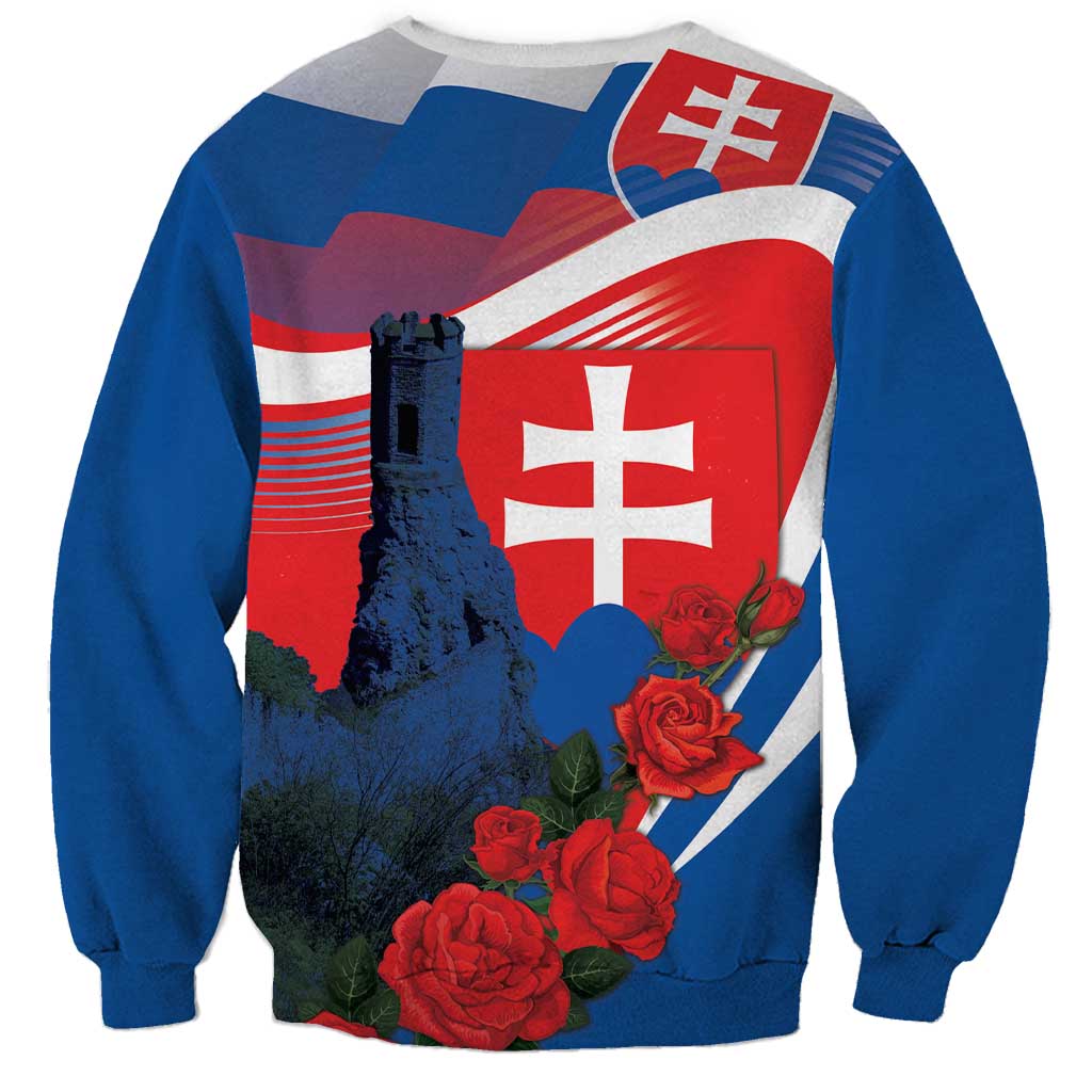 Slovakia Independence Day Sweatshirt Devín Castle Nad Tatrou sa blyska