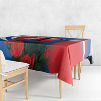 Slovakia Independence Day Tablecloth Devín Castle Nad Tatrou sa blyska