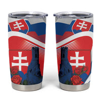 Slovakia Independence Day Tumbler Cup Devín Castle Nad Tatrou sa blyska