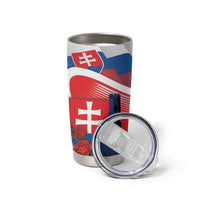 Slovakia Independence Day Tumbler Cup Devín Castle Nad Tatrou sa blyska