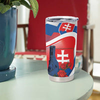 Slovakia Independence Day Tumbler Cup Devín Castle Nad Tatrou sa blyska