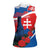 Slovakia Independence Day Women Sleeveless Polo Shirt Devín Castle Nad Tatrou sa blyska