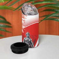 Switzerland Swiss National Day 4 in 1 Can Cooler Tumbler Helvetia Matterhorn