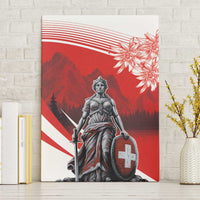 Switzerland Swiss National Day Canvas Wall Art Helvetia Matterhorn
