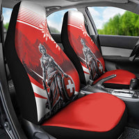 Switzerland Swiss National Day Car Seat Cover Helvetia Matterhorn