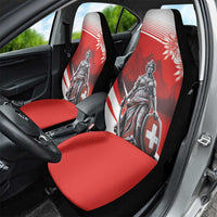 Switzerland Swiss National Day Car Seat Cover Helvetia Matterhorn
