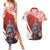 Switzerland Swiss National Day Couples Matching Summer Maxi Dress and Hawaiian Shirt Helvetia Matterhorn