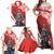Switzerland Swiss National Day Family Matching Off Shoulder Maxi Dress and Hawaiian Shirt Helvetia Matterhorn
