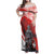 Switzerland Swiss National Day Family Matching Off Shoulder Maxi Dress and Hawaiian Shirt Helvetia Matterhorn