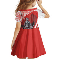 Switzerland Swiss National Day Family Matching Summer Maxi Dress and Hawaiian Shirt Helvetia Matterhorn