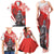 Switzerland Swiss National Day Family Matching Tank Maxi Dress and Hawaiian Shirt Helvetia Matterhorn