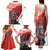 Switzerland Swiss National Day Family Matching Tank Maxi Dress and Hawaiian Shirt Helvetia Matterhorn