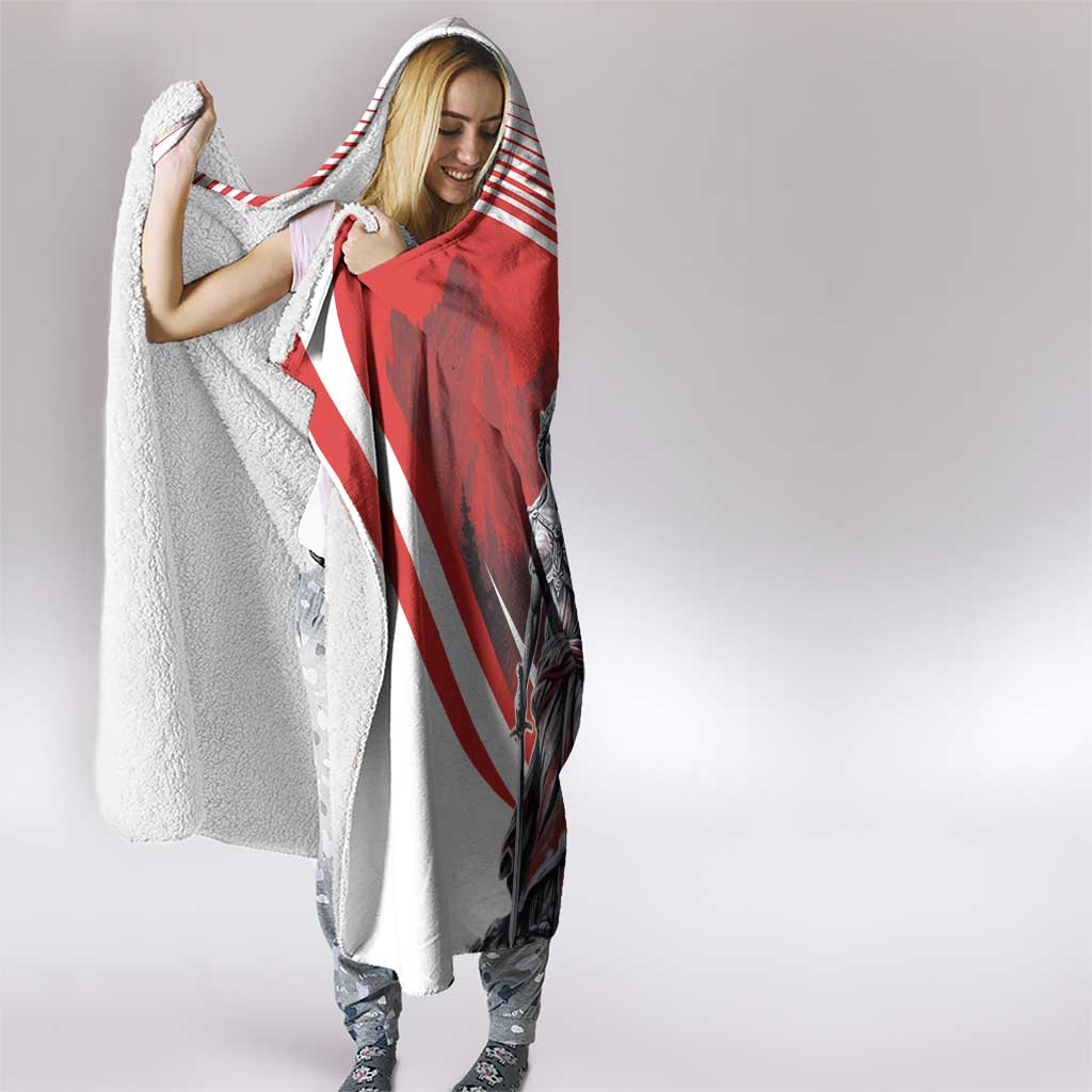 Switzerland Swiss National Day Hooded Blanket Helvetia Matterhorn