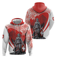 Switzerland Swiss National Day Hoodie Helvetia Matterhorn