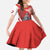 Switzerland Swiss National Day Kid Short Sleeve Dress Helvetia Matterhorn