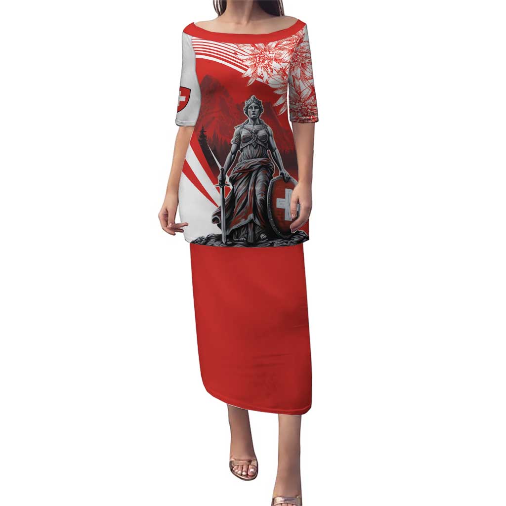 Switzerland Swiss National Day Puletasi Helvetia Matterhorn