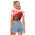 Switzerland Swiss National Day Raglan Cropped T Shirt Helvetia Matterhorn