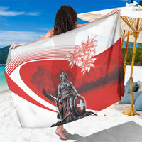 Switzerland Swiss National Day Sarong Helvetia Matterhorn