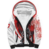 Switzerland Swiss National Day Sherpa Hoodie Helvetia Matterhorn