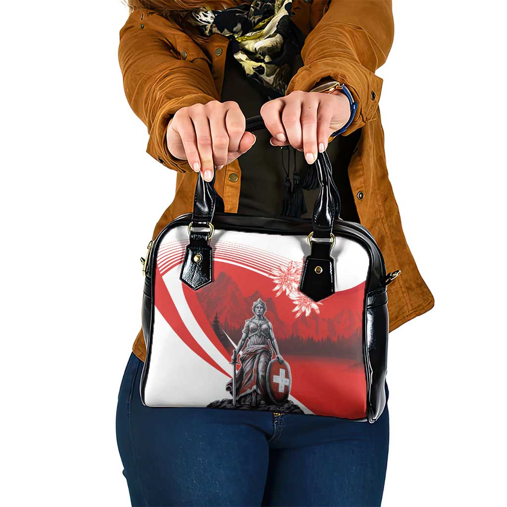 Switzerland Swiss National Day Shoulder Handbag Helvetia Matterhorn