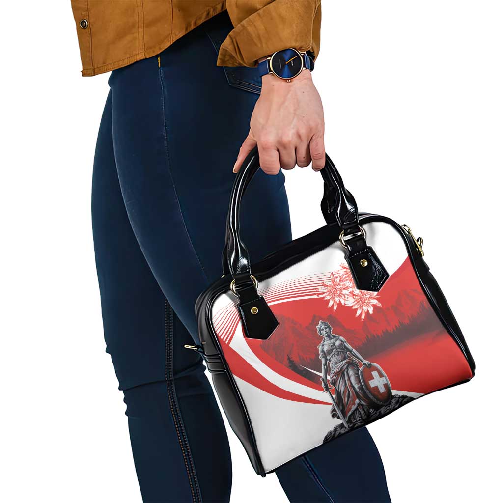 Switzerland Swiss National Day Shoulder Handbag Helvetia Matterhorn