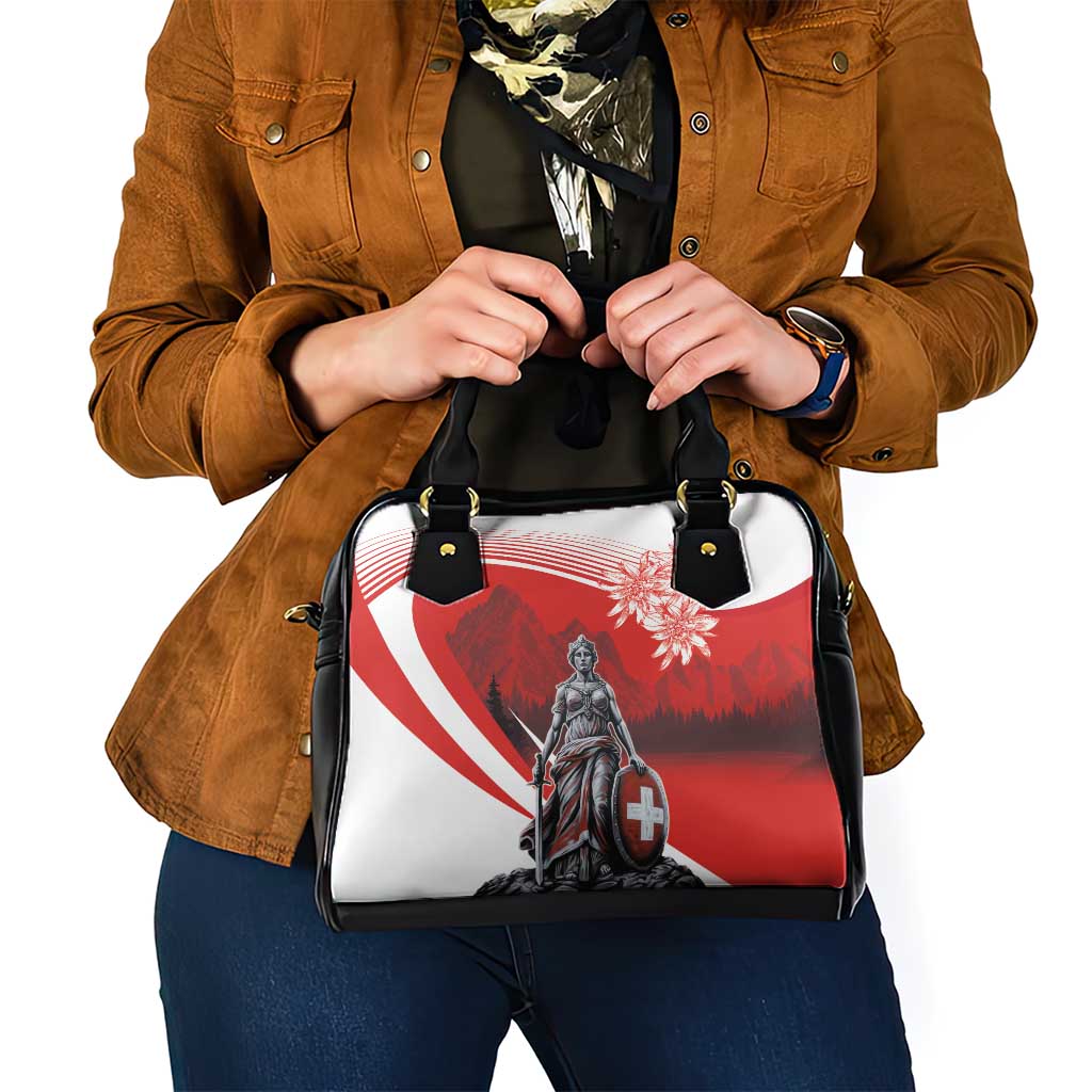 Switzerland Swiss National Day Shoulder Handbag Helvetia Matterhorn