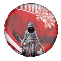 Switzerland Swiss National Day Spare Tire Cover Helvetia Matterhorn