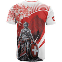 Switzerland Swiss National Day T Shirt Helvetia Matterhorn