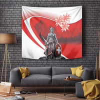 Switzerland Swiss National Day Tapestry Helvetia Matterhorn