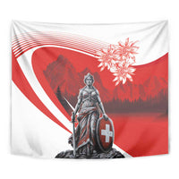 Switzerland Swiss National Day Tapestry Helvetia Matterhorn