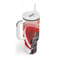 Switzerland Swiss National Day Tumbler With Handle Helvetia Matterhorn