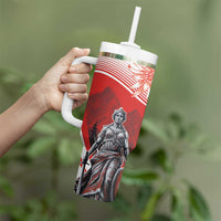 Switzerland Swiss National Day Tumbler With Handle Helvetia Matterhorn